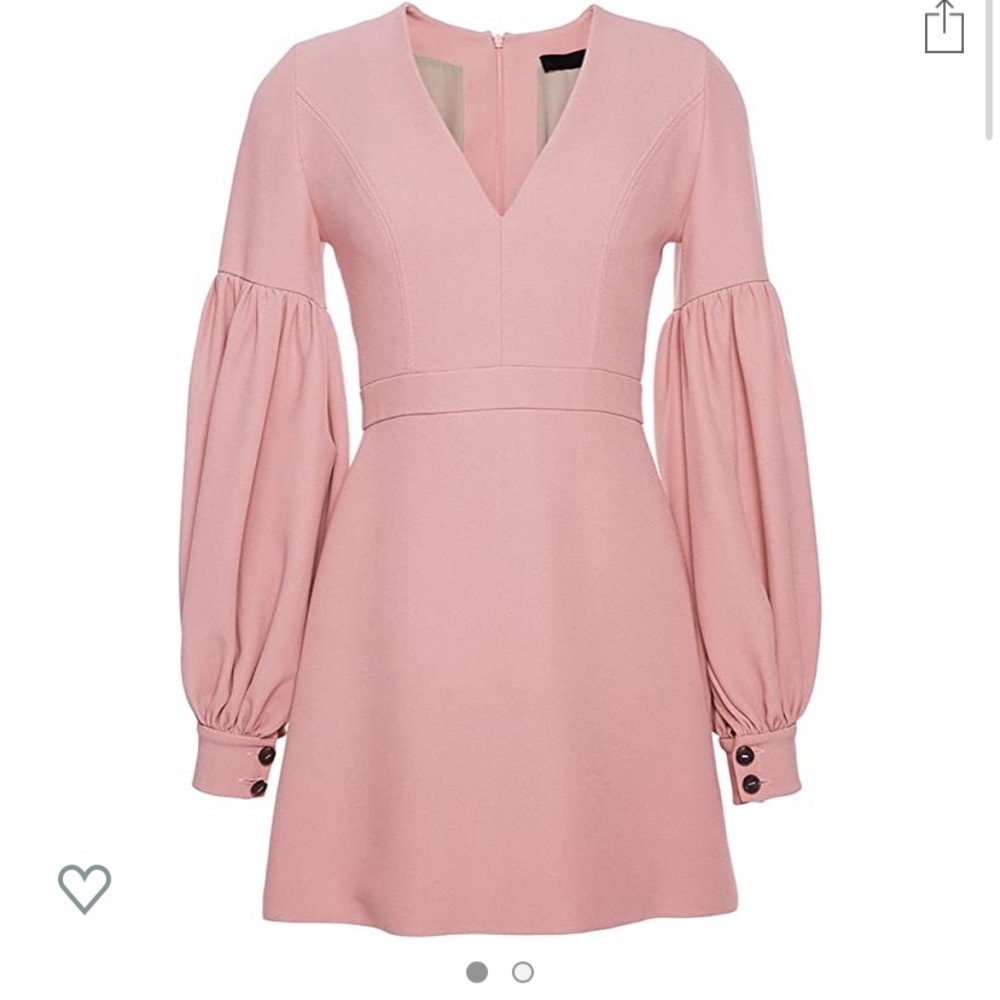 NWT ALEXIS ELLANA PINK BLOUSON DRESS SIZE MEDIUM